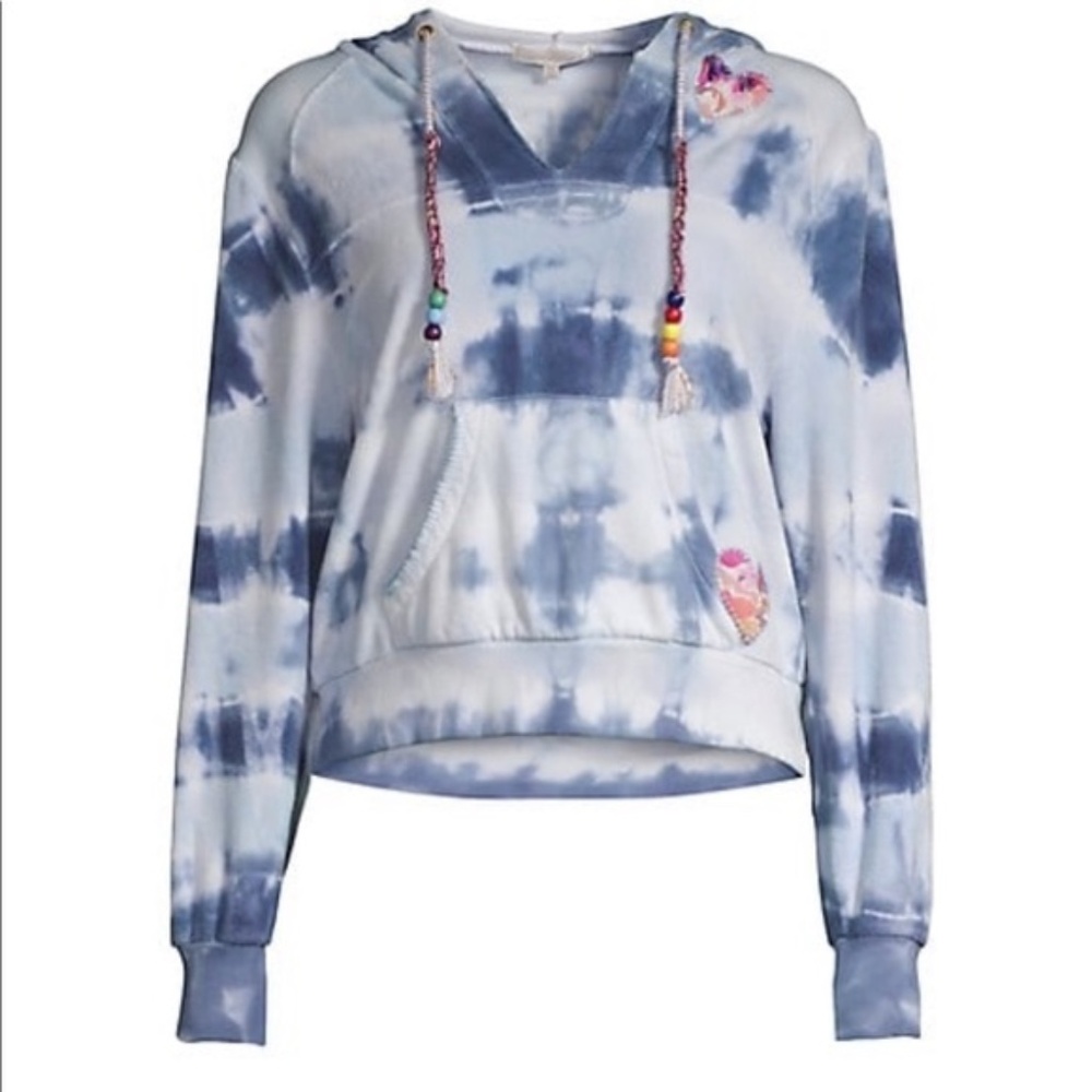 LOVESHACKFANCY KIBY TIE DYE HOODIE XS!